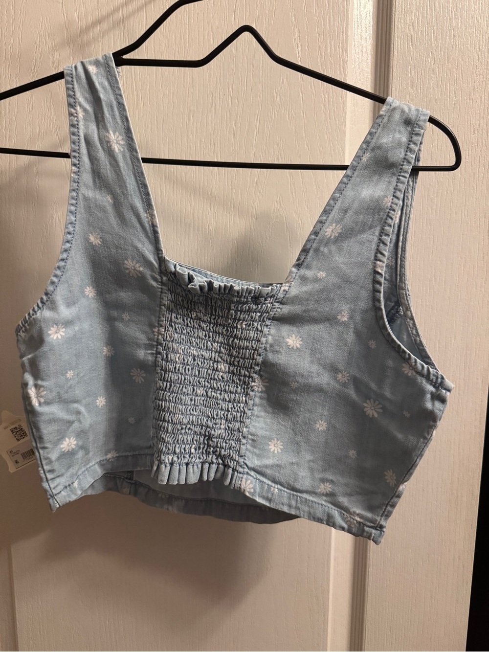 Altar'd State Light Blue Daisy Crop Top - Picture 3 of 3